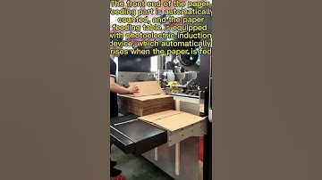 double pieces stitching machine for corrugated box #corrugatedmachine