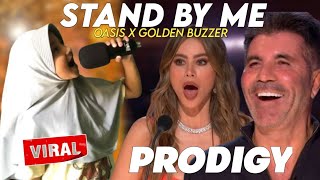 THE WONDERFUL CHILD WITH THE GOLDEN VOICE MAKES THE JURY STANDING OVATION AND GET GOLDEN BUZZER AGT