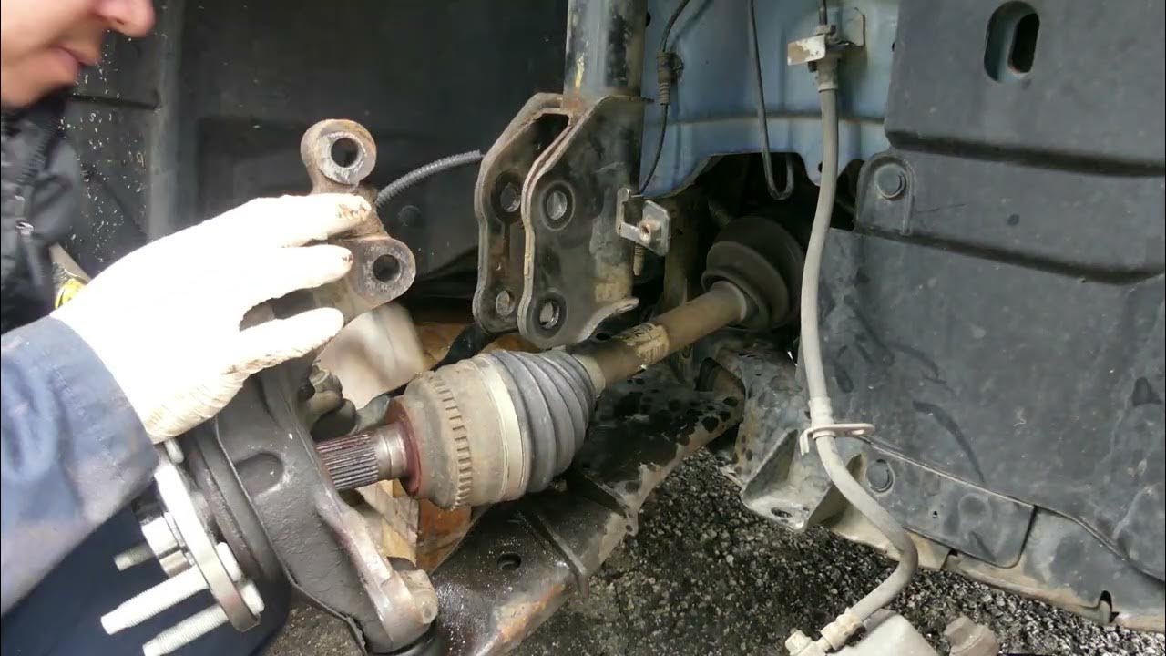 2012 Ford Edge Front Wheel Bearing Replacement Pt 02 - YouTube
