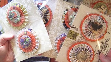 How I Batch Create My Layered Rosettes - Paper And Crepe Paper Rosette Tutorial