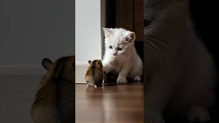 귀여운 힐링 타임, 평온한 시간, 무음, no sound, 고양이와 생쥐 #cat #dog #fun #kitten #kitty #Puppy #aianimal #Mouse