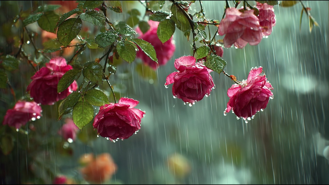 Watch Gentle Rain on Blooming Flowers 🌧️ Soft Rain & Water Drops for Sleep, Relax, Study on YouTube Watch Gentle Rain on Blooming Flowers 🌧️ Soft Rain & Water Drops for Sleep, Relax, Study on YouTube