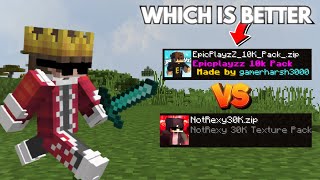 @NotRexy VS @EpicPlayzOfficial_ Whose Texture Pack Is The Best...