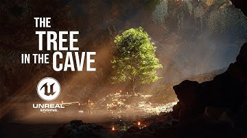 Unreal Engine 5.3 render II "The tree in the cave" II #render #unrealengine5    #megascans