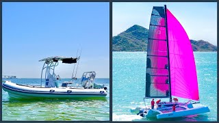 On The Road BUT NOT OFF THE WATER! | We are towing TWO Brand New Boats with our TRUCK CAMPER