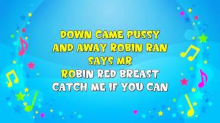 Little Robin Red Breast | Sing A Long | Nursery Rhyme | KiddieOK