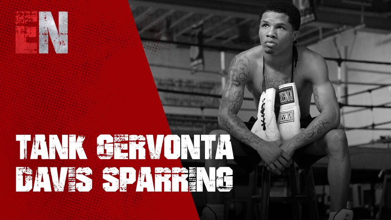 TANK GERVONTA DAVIS SPARRING - EsNews Boxing - YouTube