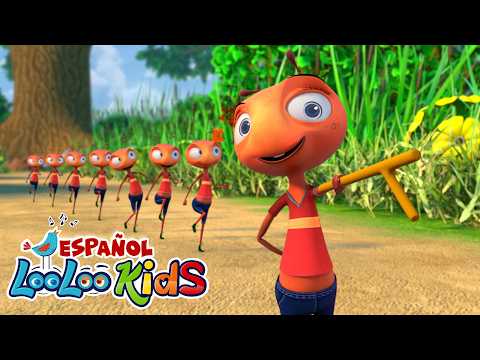 Las Hormiguitas van Marchando Canciones Infantiles para niños - Música Para Niños - Aprender español