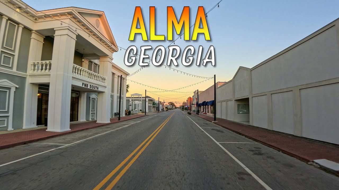 Alma Georgia Driving Through
