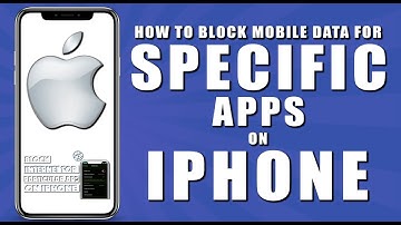 How to block mobile data for specific apps on iphone (2024)