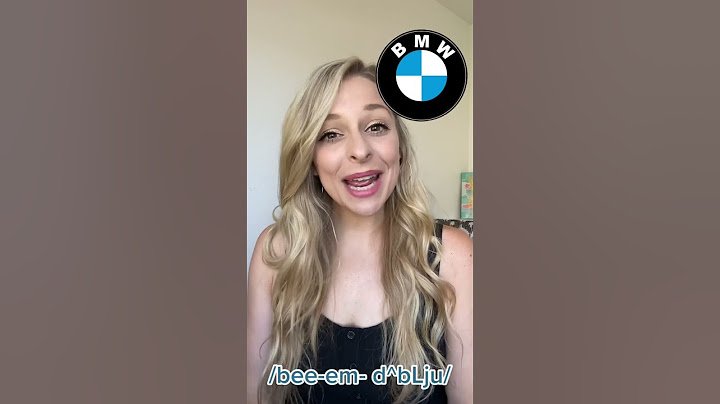 How do you say BMW in English? | Improve your English Pronunciation #shorts