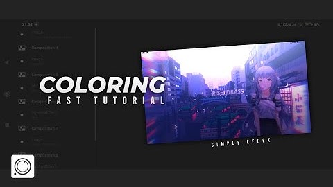 [FAST TUTORIAL] COLORING IMAGE :D | AVEE PLAYER 1.2.94