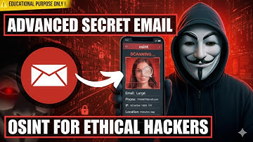Advance EMail OSINT For Ethical Hacker and Cybersecurity Researchers