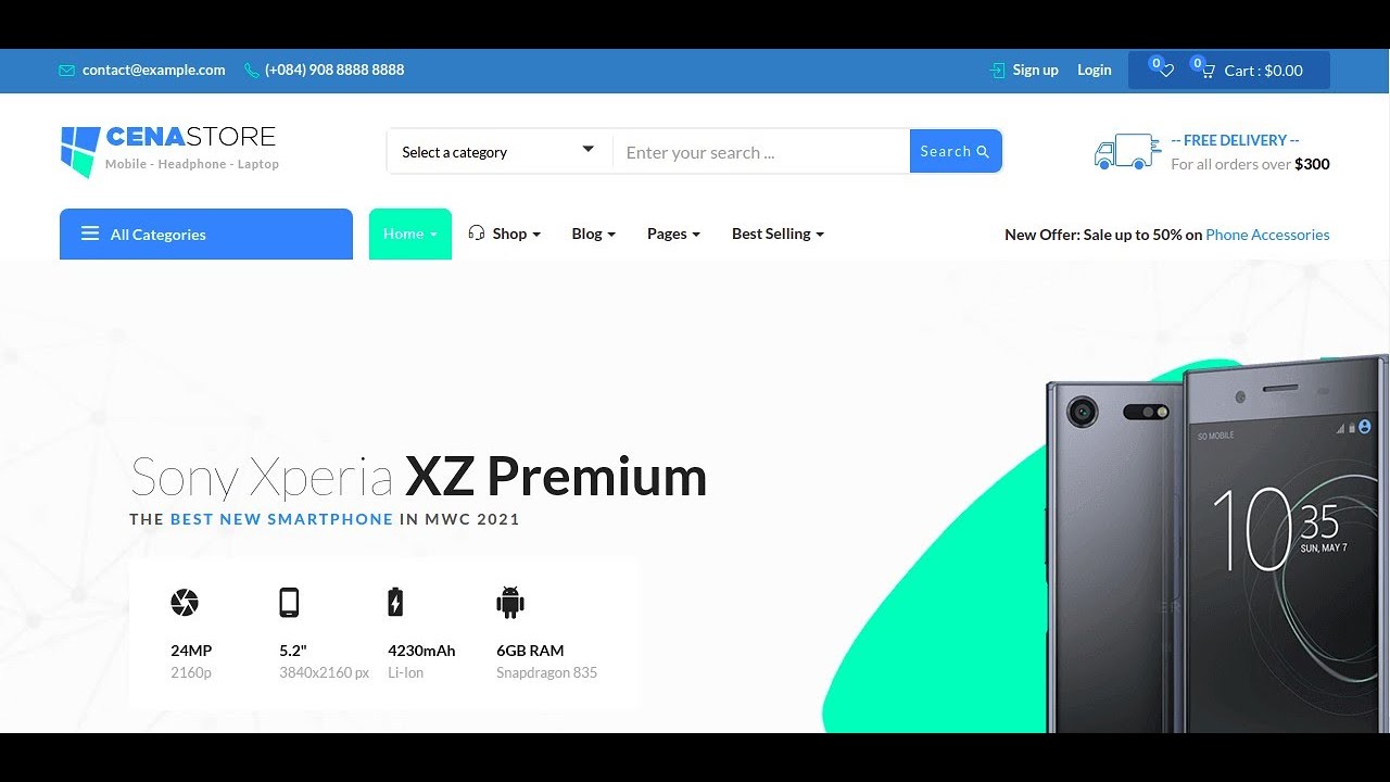 video Cena Store – Multipurpose WooCommerce WordPress Theme