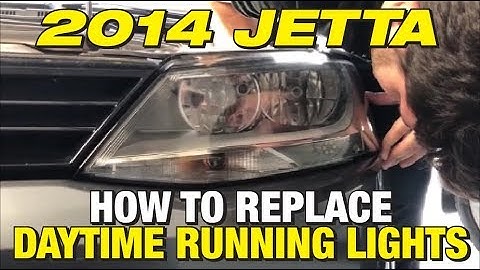 How to Replace VW Jetta Daytime Running Lights (MK6 2011-2018)