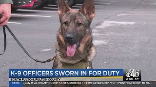 K-9 officers join S. Fulton police force