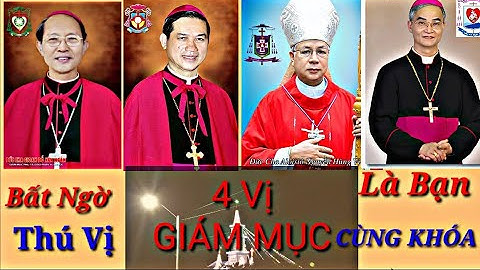 Đức Cha Gioan Đỗ Văn Ngân cùng sự bất ngờ thú vị bởi bốn Vị Giám Mục bốn vùng chiến thuật.