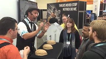 Chef Anton Jumbo Three Shell Game Trade Show Shells   CyberArk Booth