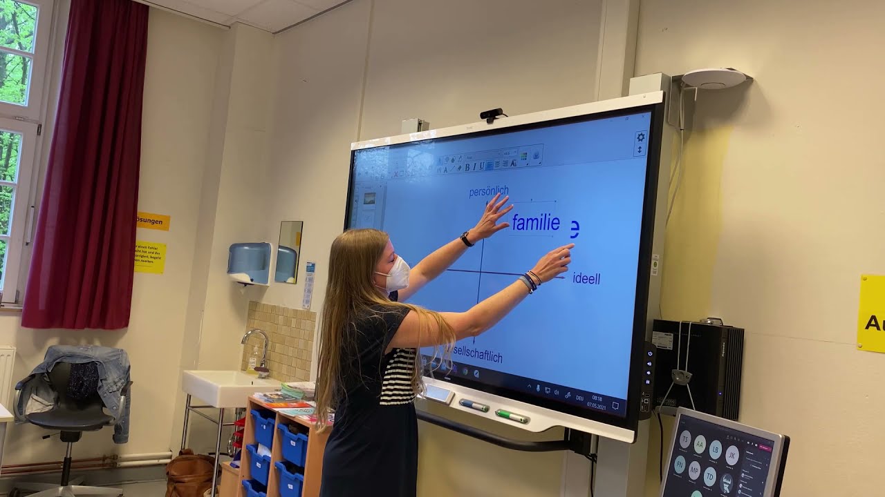 School Smartscreen Smartboards im Unterricht - Einblick in die Paulus-Schule Oldenburg ...