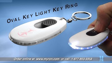 Oval Key Light Key Ring