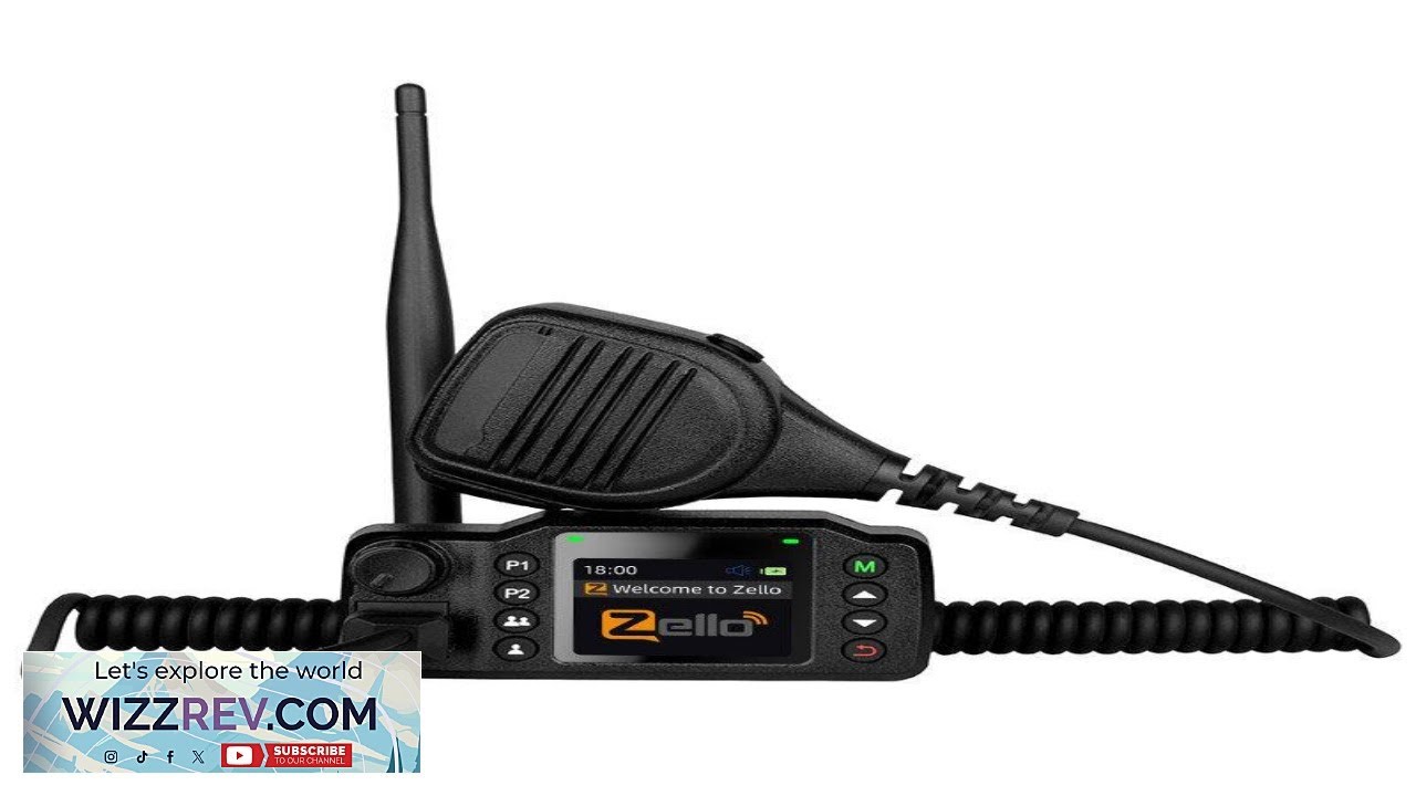 LUOTWO V1-9800 Global Walkie Talkie Support Zello App 4G Car