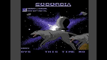 Suburbia by 1001 Crew, C64 demo 1987