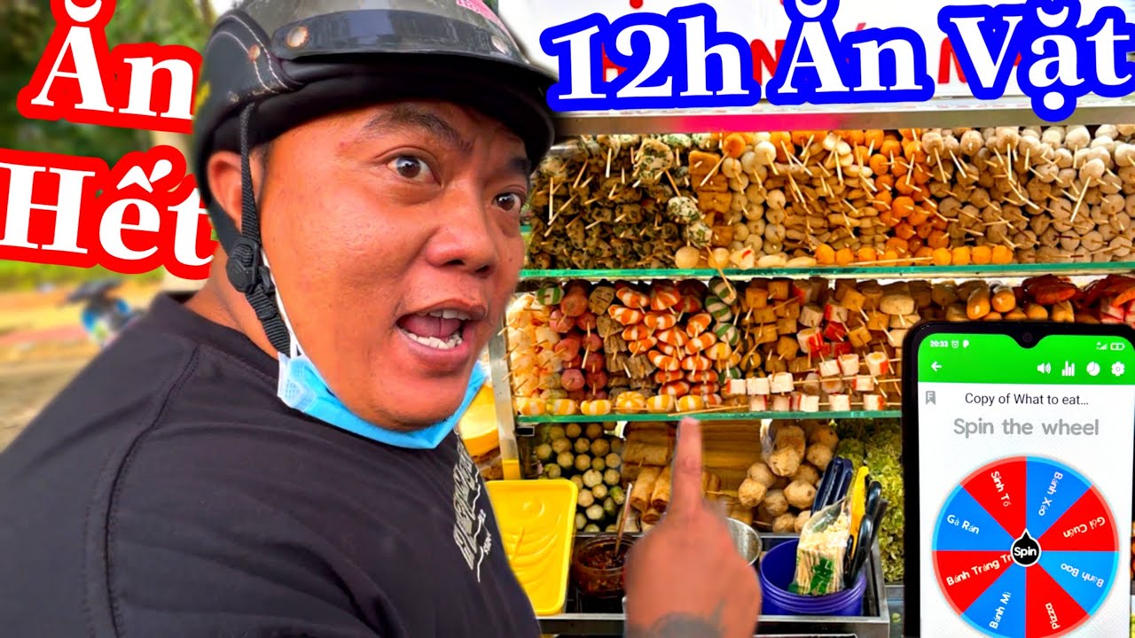 TXVL - Thử Thách 12h Người Cuối Cùng Ngừng Ăn Vặt | Thánh Xàm Ra Phố