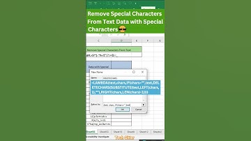 Remove Special Characters in Excel Using LAMBDA Function!