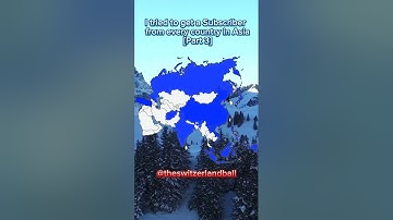 I tried to get a Subscriber  from every country in Asia [Part 3] #shortsfeed #shortvideo #mapping