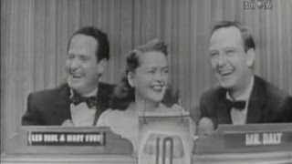 What's My Line?  Les Paul & Mary Ford; Margaret Truman [panel] (Jun 13, 1954)