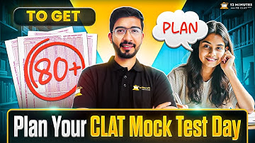 How to Plan Your Mock Test Day I Score 80+ with a Proper Plan I Keshav Malpani