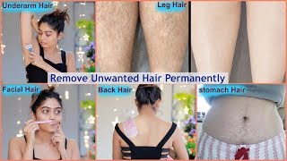 Remove Unwanted Body Hair Permanently / Hair will NEVER Grow Back l Rinkal  Soni - YouTube
