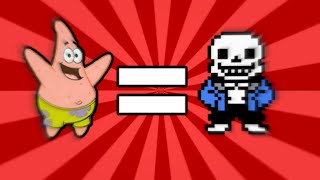 Patrick is actually Sans from Undertale ...