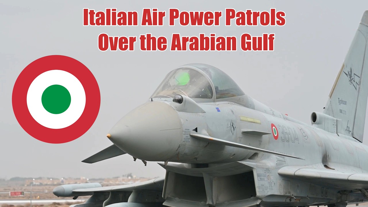 The Italian Air Force has sent F-2000A Typhoons to Patrol the Arab Gulf