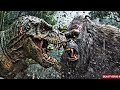 110FT Kong vs 90FT Anaconda 🦍🐍 | Dinosaur Incoming! 🔥 (AI Epic). @PrehistoricHumans-100s 