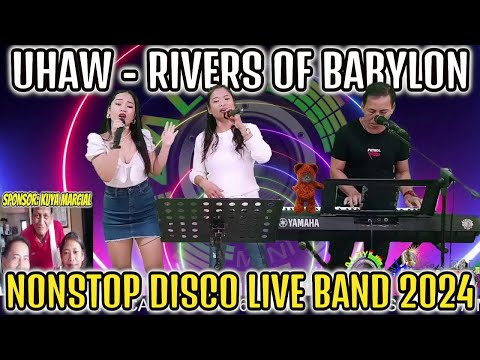 Uhaw - Rivers Of Babylon Nonstop Disco Live Band 2024 | Jai, Arlin x Prudy Ft. Zaldy Mini Sound