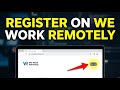 How to Register with We Work Remotely - Easy Tutorial