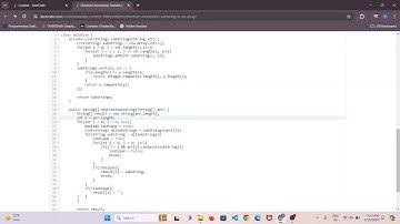100251  Shortest Uncommon Substring in an Array|| leetcode || contest 388 || solved || java