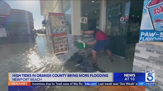 High tides in Orange County bring more flooding