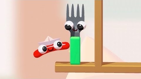 Fork N Sausage - All Levels Gameplay Android, iOS