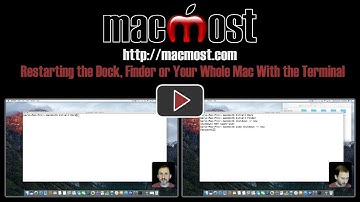Restarting the Dock, Finder or Your Whole Mac With the Terminal (#1405)