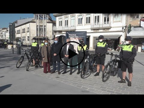 Polícia Municipal inicia hoje patrulhamento móvel com bicicletas elétricas