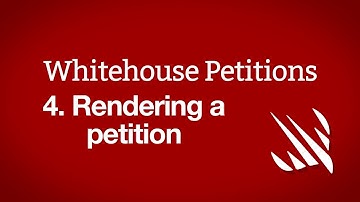 Rendering a petition: loadHTMLString – Whitehouse Petitions, part 4