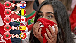 طريق منتخب المغرب التاريخي لنصف نهائي كأس العالم  في قطر 2022🔥المغرب تصنع التاريخ وجنون معلقين العرب