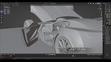 concept car quick modeling - vehicle 028 - part 3 - 4x timelapse