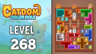 Catdom: Color hole Level 268 walkthrough solution 