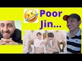 BTS Testing Jin&#39;s Patience | BTS Funny Moments | Reaction video