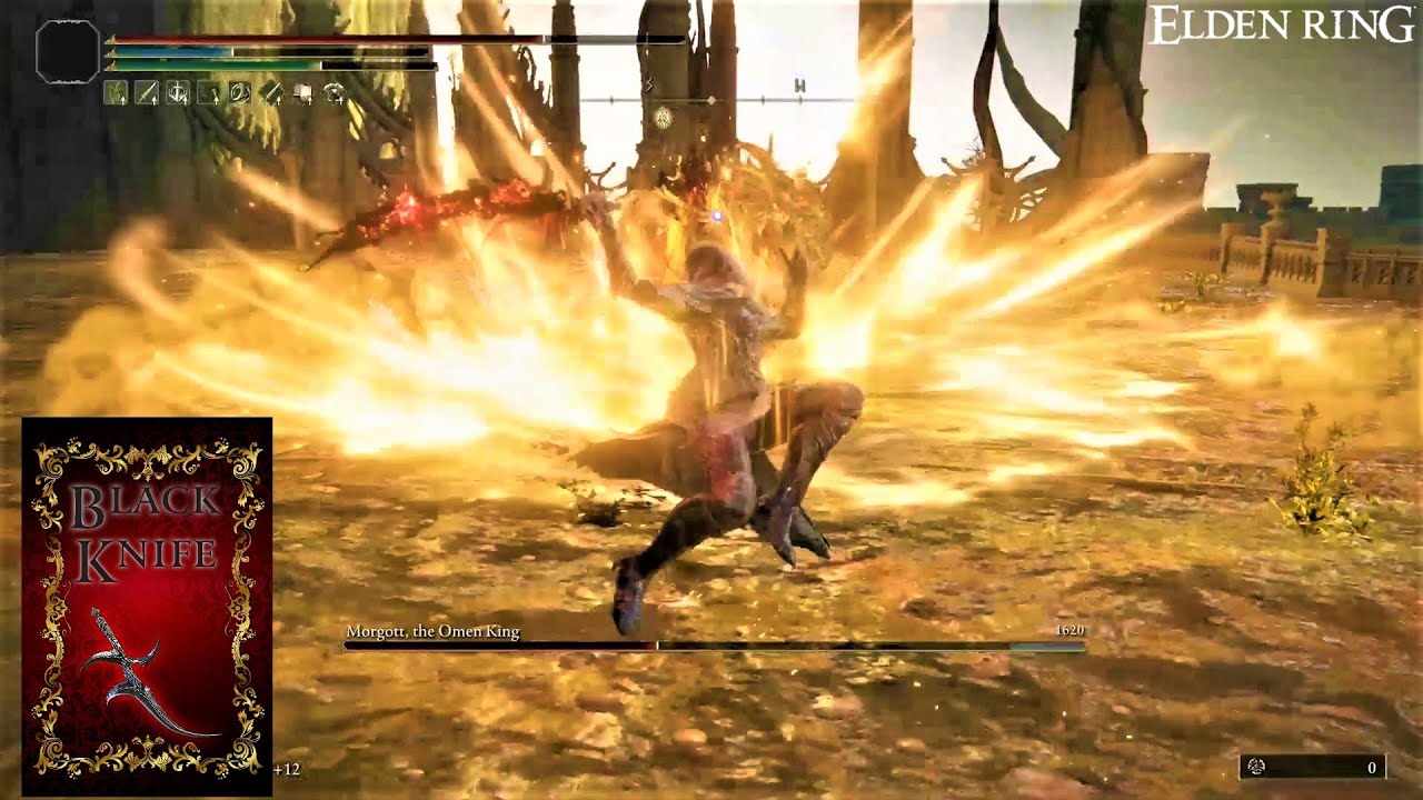 Elden Ring the Omen King Boss Fight (Black Knife vs