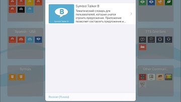 Grid for iPad: Linking Grid Sets in 2 Languages (example shown is English & Russian)