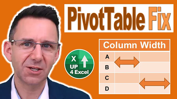 How To Fix Column Widths in an Excel Pivot Table